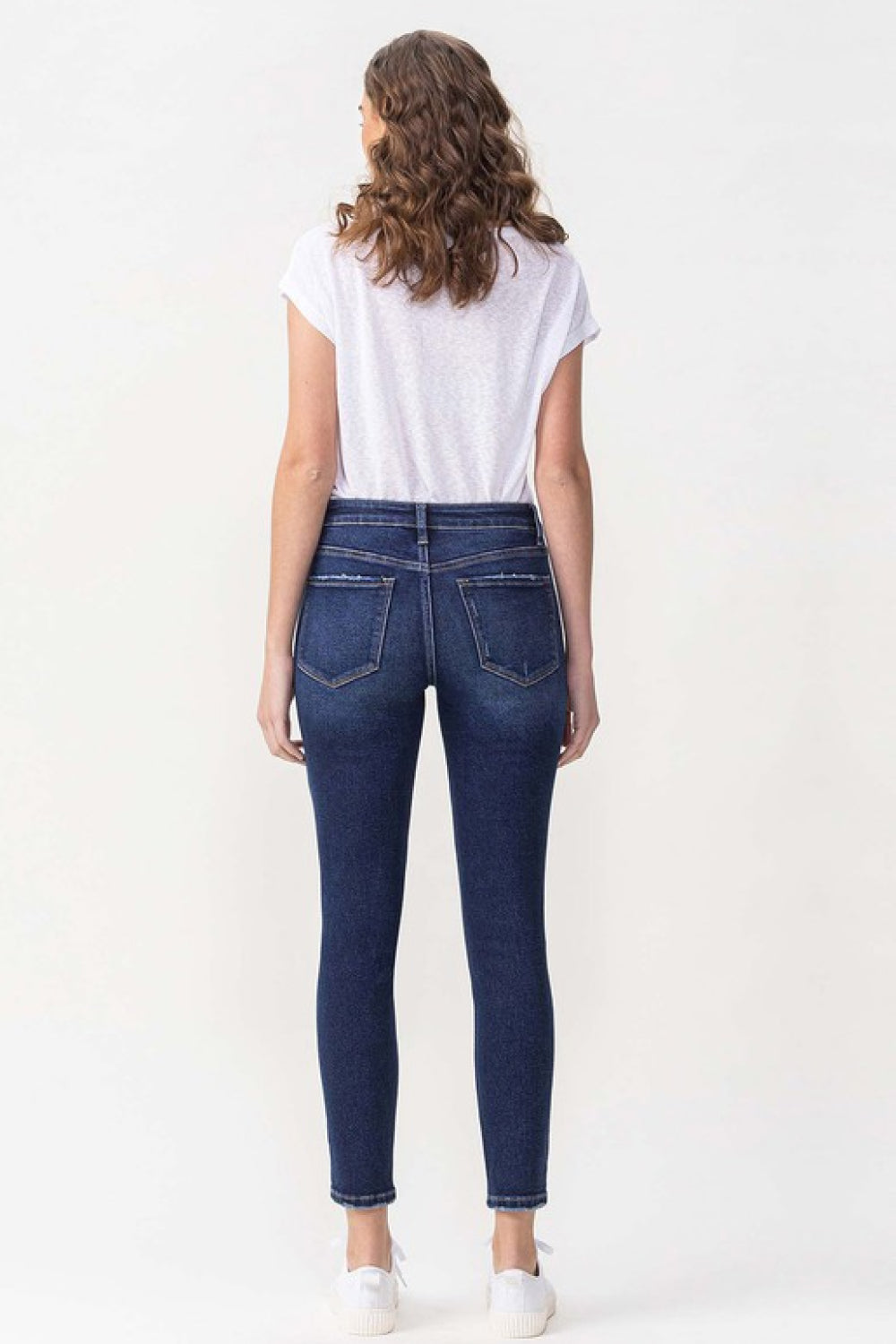 Lovervet Full Size Chelsea Midrise Crop Skinny Jeans - Make'm Blush Boutique 