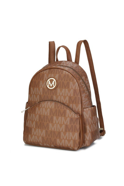 MKF Palmer Signature logo-print Backpack by Mia K