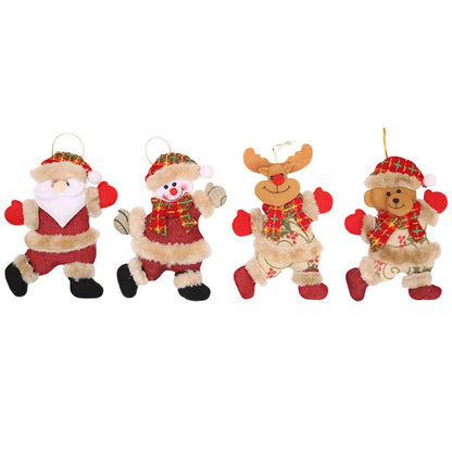 4-Piece Christmas Hanging Ornaments