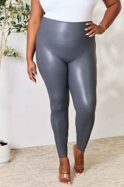 LOVEIT Full Size Wide Waistband High Waist Leggings