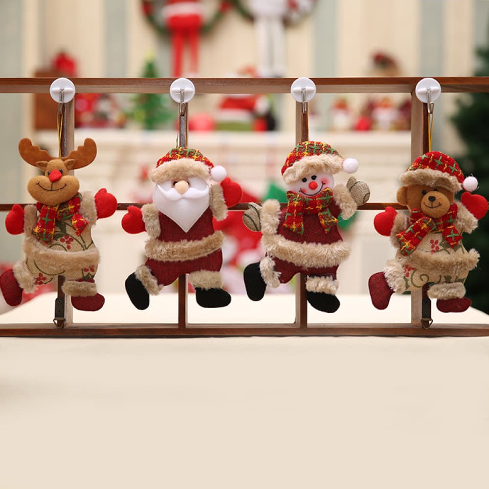 4-Piece Christmas Hanging Ornaments