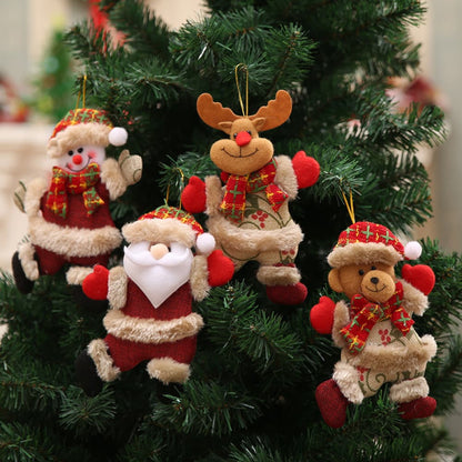 4-Piece Christmas Hanging Ornaments