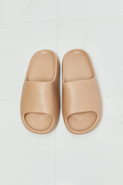 NOOK JOI In My Comfort Zone Slides in Beige - Make'm Blush Boutique 