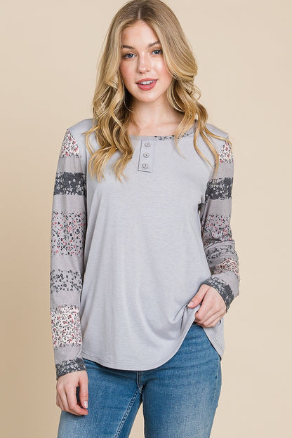 Solid T/r Span Top - Make'm Blush Boutique 