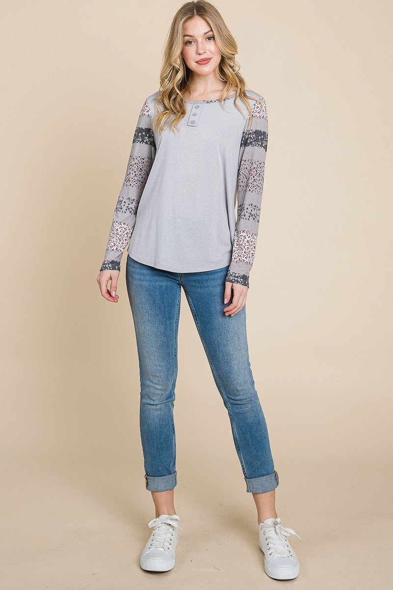 Solid T/r Span Top - Make'm Blush Boutique 