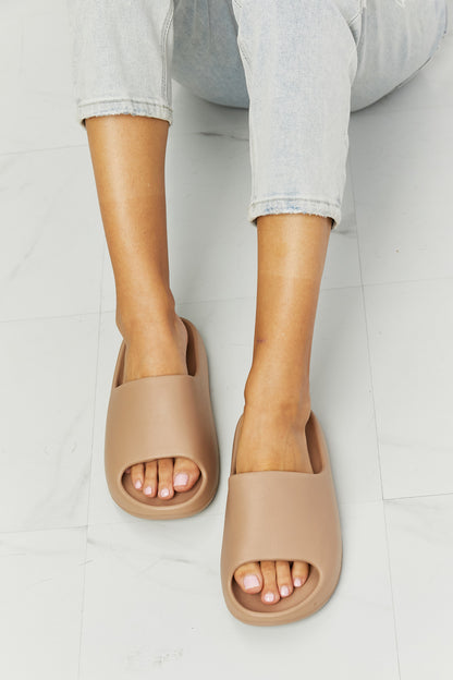 NOOK JOI In My Comfort Zone Slides in Beige - Make'm Blush Boutique 